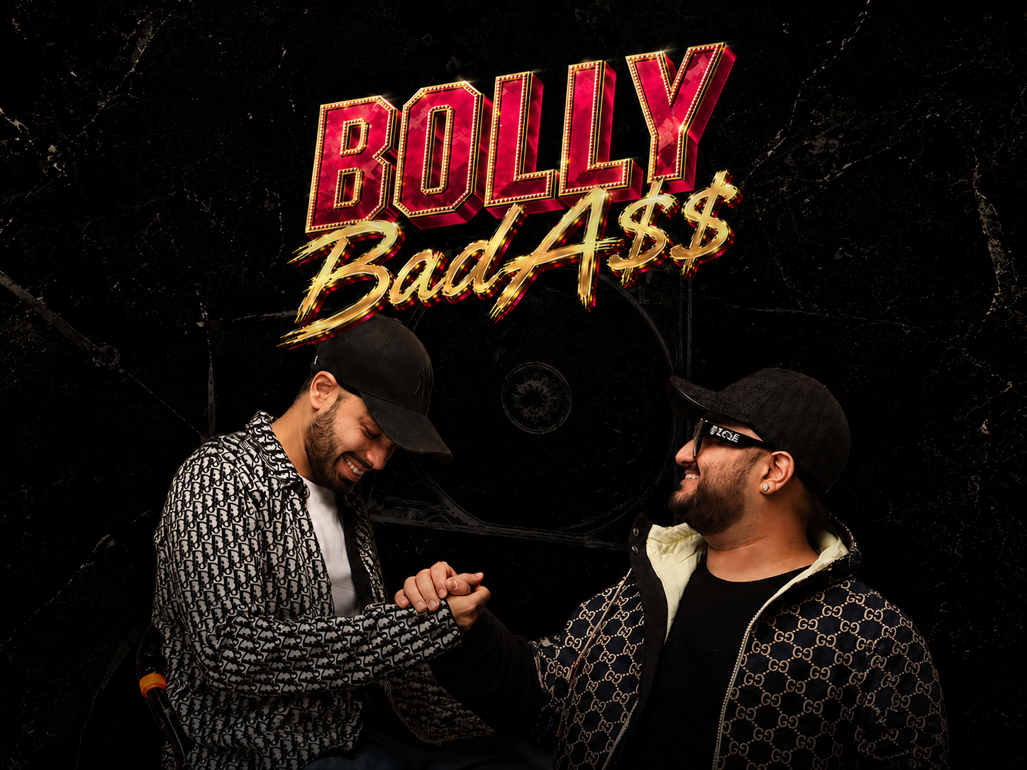 Tonu on the BollyBadA$$ campaign artwork.