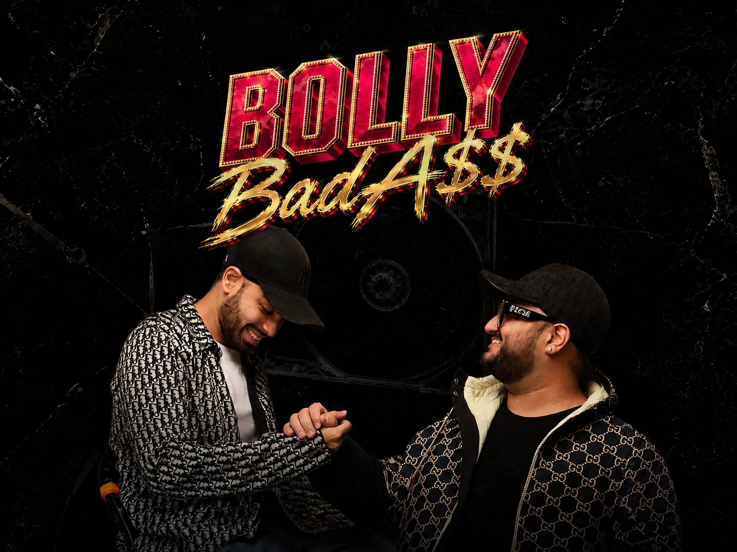 Tonu on the BollyBadA$$ campaign artwork.