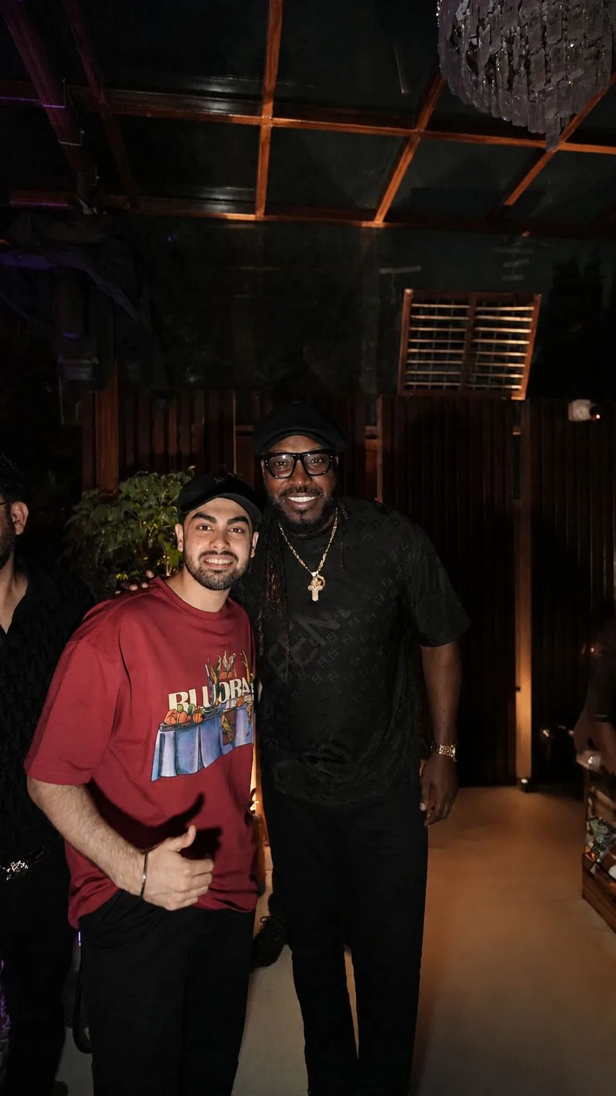 Kaydrop with a VIP guest at a lounge event.